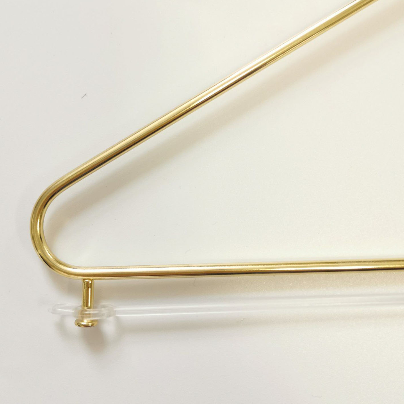 Wholesale Heavy Duty Luxury Household Golden Metal Clothes Pants Hanger