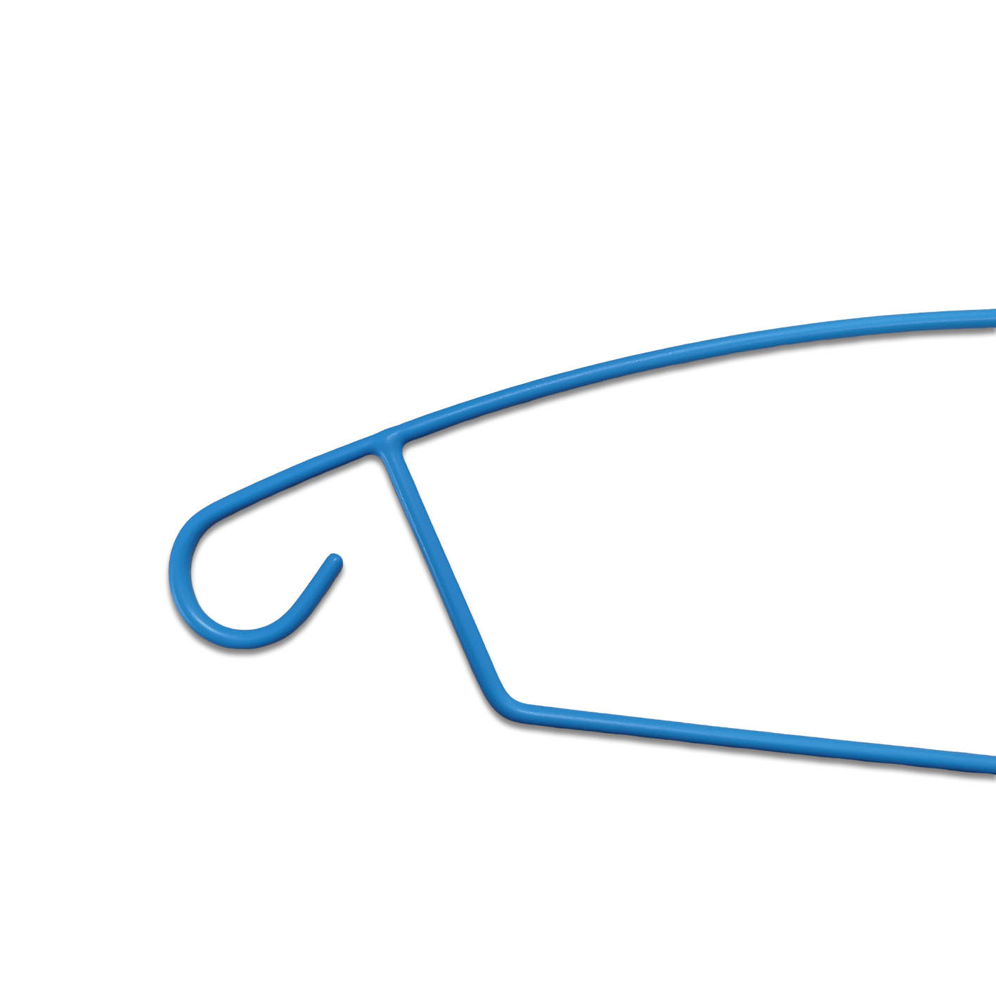 Non-Slip PVC Coated Clothes Wire Metal Hanger for Coat Suit Shirts