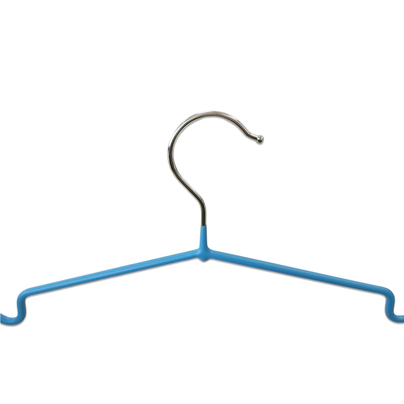 Wholesale Top Laundry Clothes Metal Hanger with Non-Slip PVC Coated