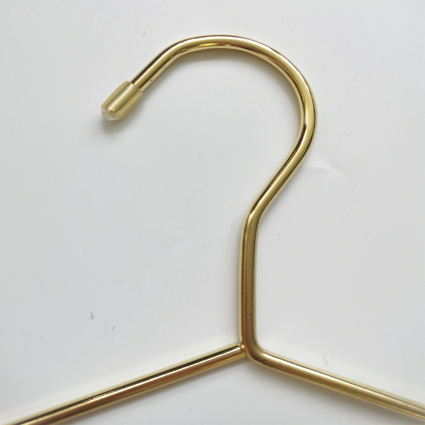 Metal Chrome Durable Golden Household Clothes Hanger