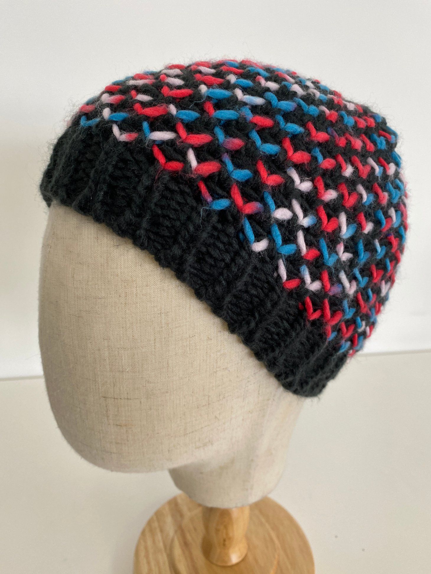 Unisex Colorful Multicolor Gradient Knit Beanie