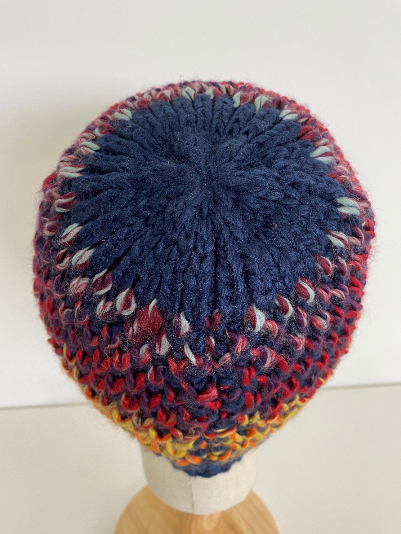 Unisex Colorful Multicolor Gradient Knit Beanie