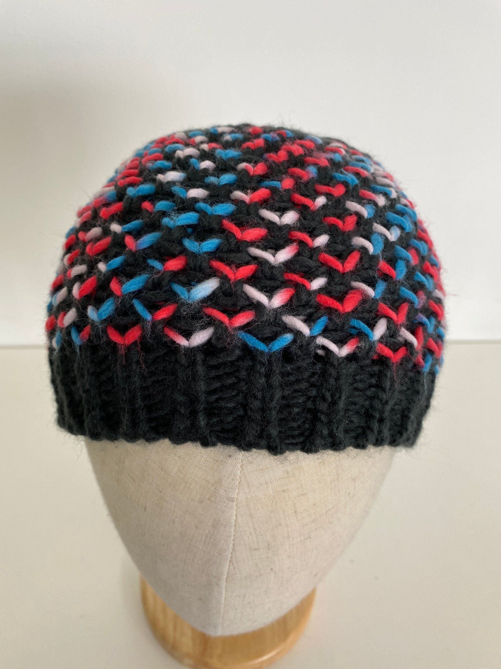 Unisex Colorful Multicolor Gradient Knit Beanie