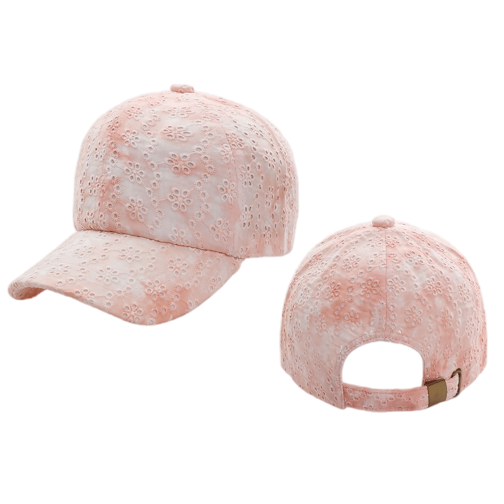 Tie-Dye Eyelet Baseball Cap Multicolor Adjustable Hat