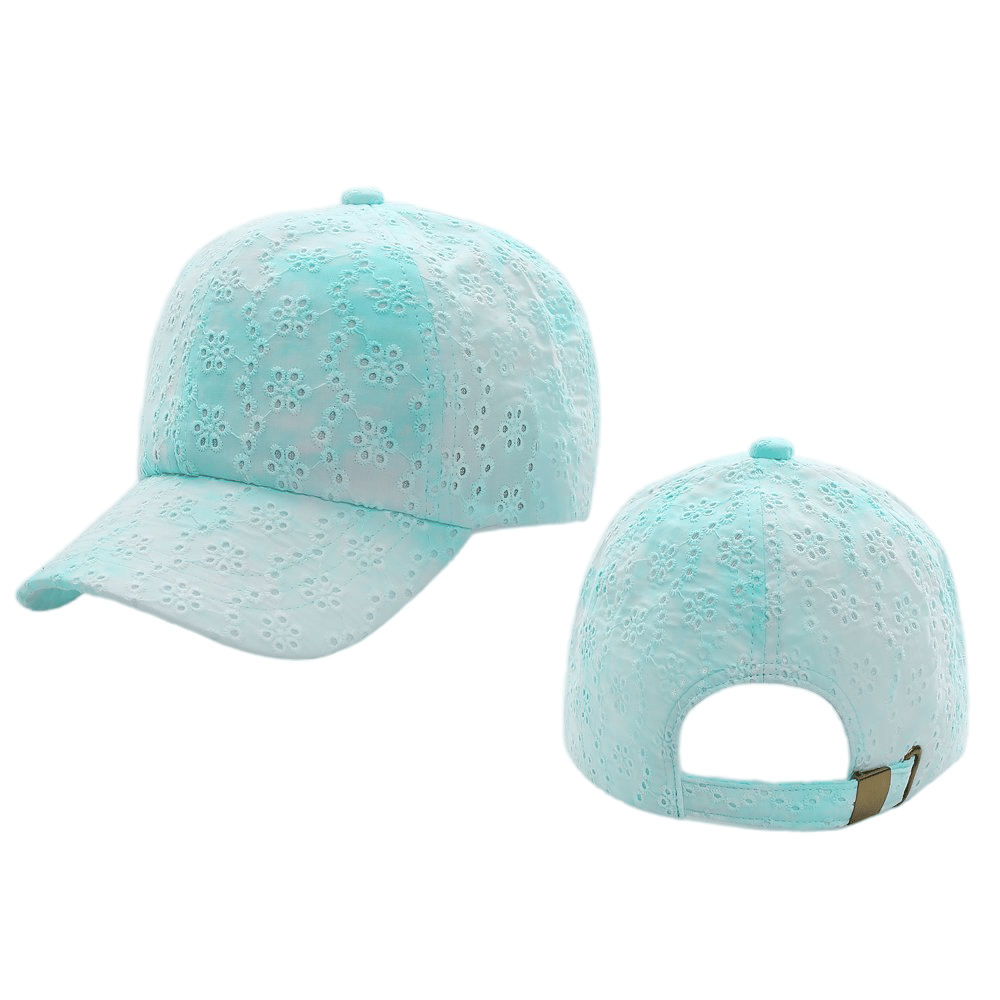Tie-Dye Eyelet Baseball Cap Multicolor Adjustable Hat