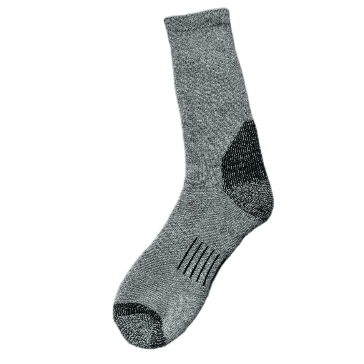 Gray Performance Athletic Socks