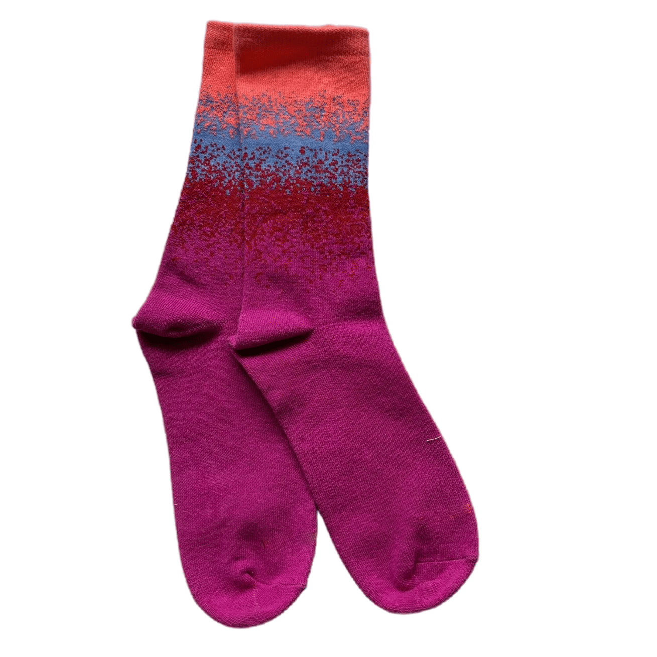 Women's Ombre Gradient Crew Socks