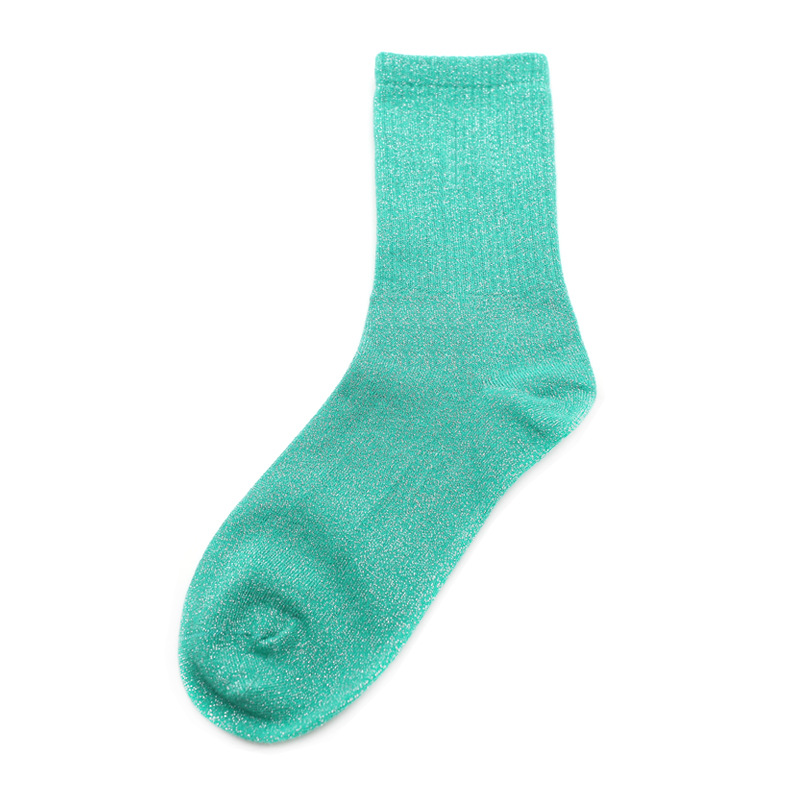 Women's Sparkly Glitter Crew Socks