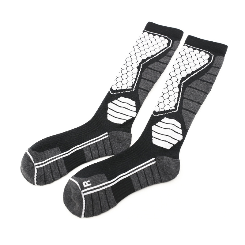 Merino Wool Compression Skiing Socks