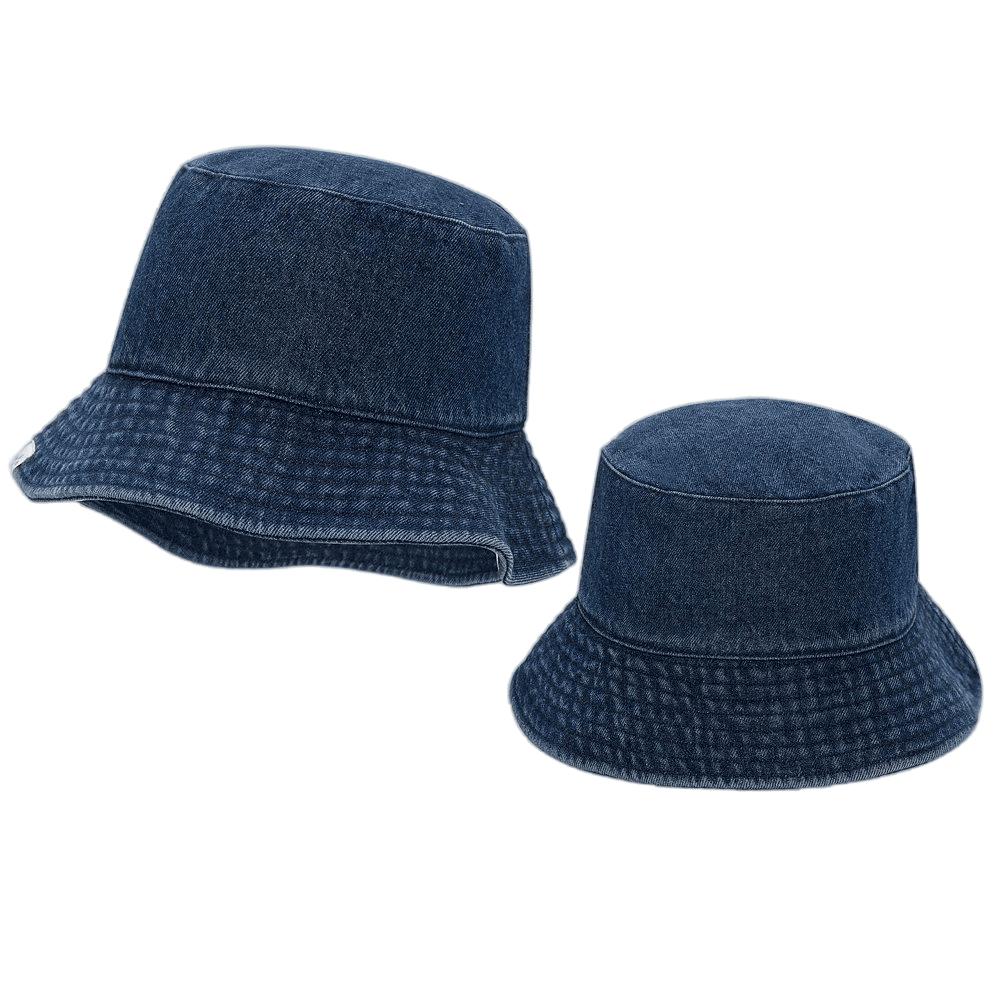 Vintage Washed Denim Bucket Hat