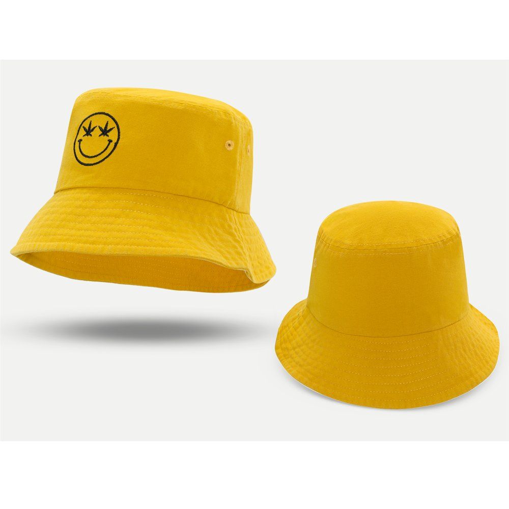 Yellow Smiley Face Bucket Hat