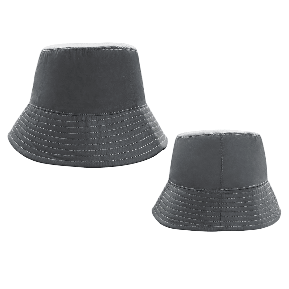 Plain Gray Bucket Hat